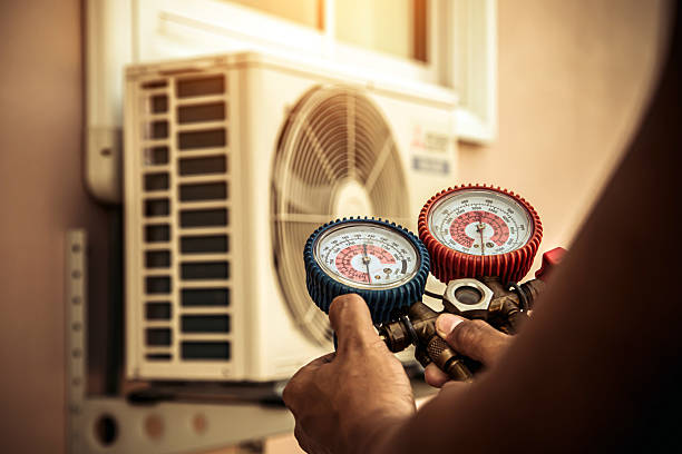 Professional Ductwork Repair technician working in Dugway, UT